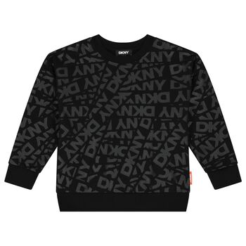 DKNY Black Logo Sweatshirt, 1 Black Logo Sweatshirt