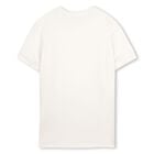 فستان سويت شيرت بالشعار تصميم ميني مي باللون العاجي للبنات, 1, hi-res