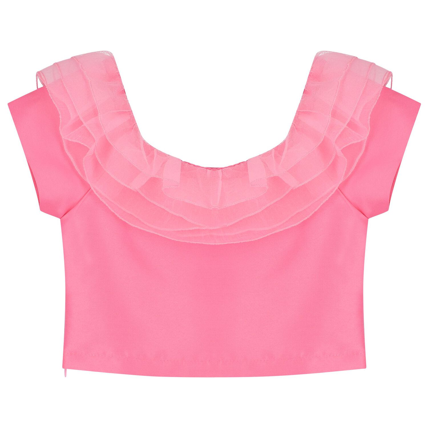 طقم تنورة بنات باللون الوردى والأزرق, 1, hi-res image number null