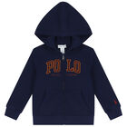 Baby Boys Navy Blue Logo Tracksuit, 1, hi-res