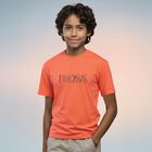 Boys Orange Logo T-Shirt, 1, hi-res