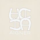 Beige & White Logo Baby Nest, 1, hi-res