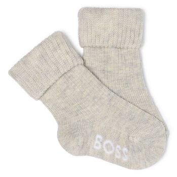Baby Boys Multi-Colored Logo Socks ( 3-Pack )