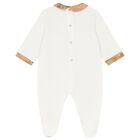 Baby Boys Navy Blue & Beige Geo Map Babygrow Gift Set, 1, hi-res