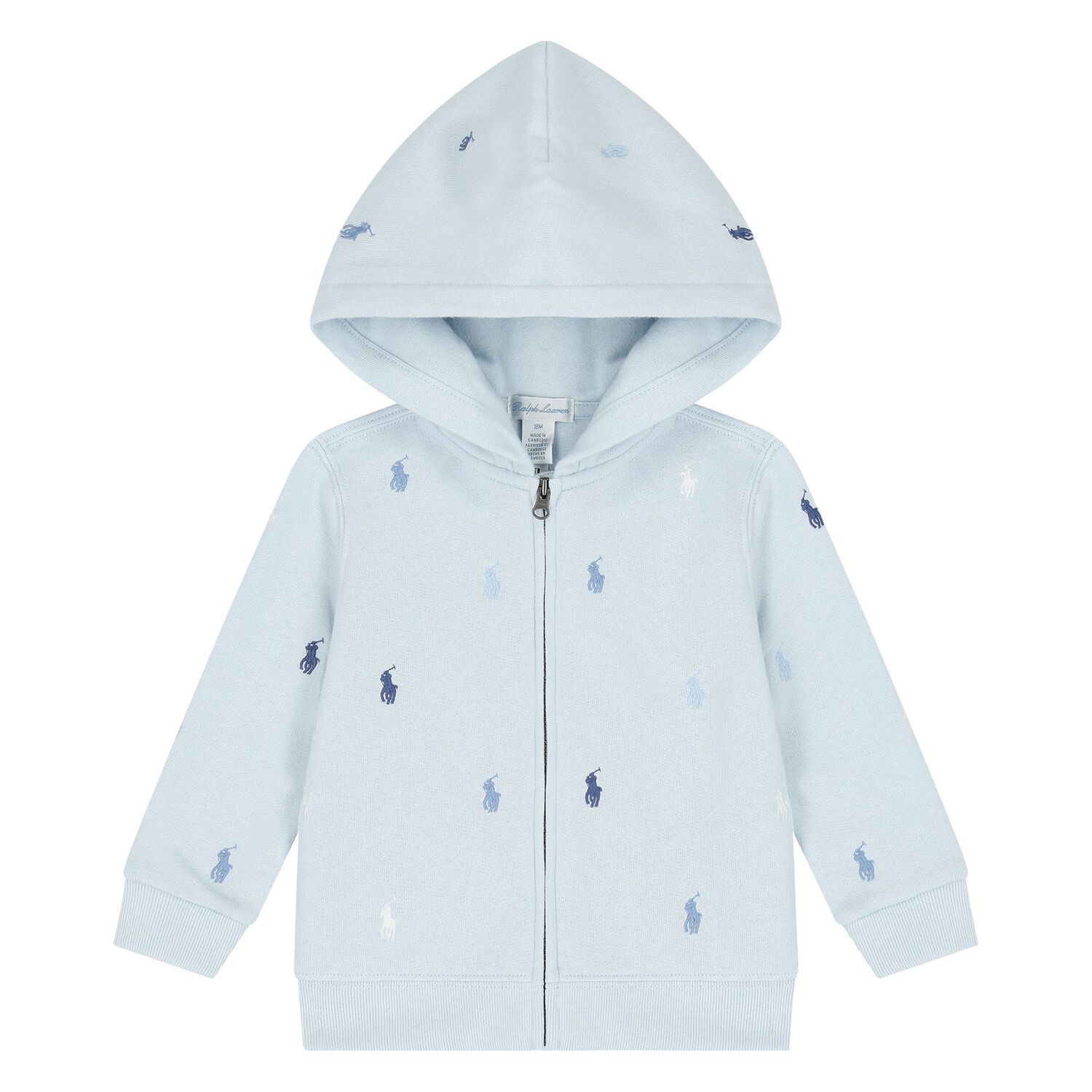 Baby Boys Blue Logo Tracksuit, 1, hi-res