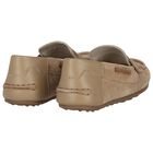 Boys Beige Suede Leather Moccasins, 2, hi-res