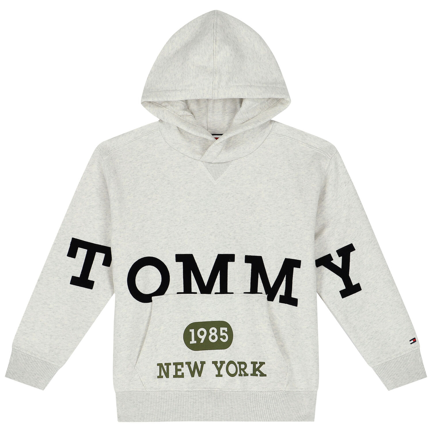 Boys Ivory Logo Hooded Top, 1, hi-res image number null