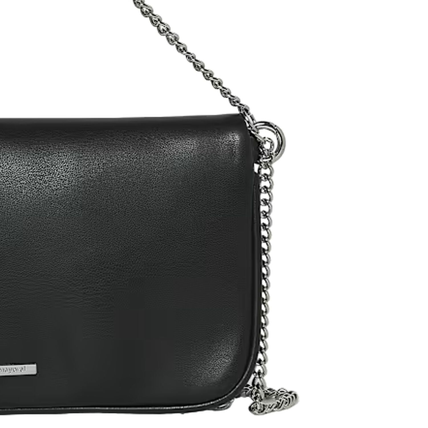 Girls Black & Silver Studded Bag, 2, hi-res