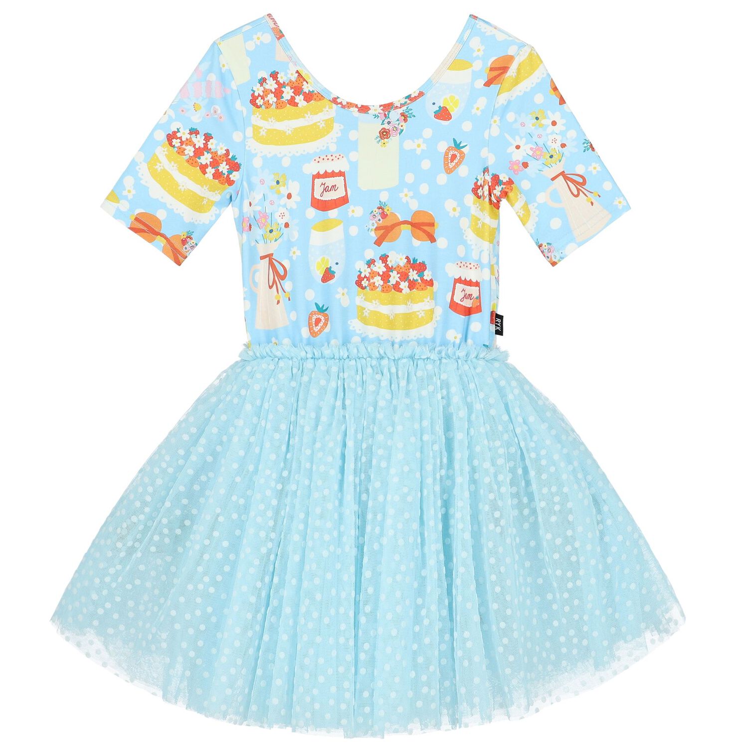 Girls Blue Tutu Dress, 1, hi-res image number null
