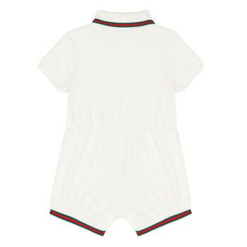 Baby Girls Ivory Romper