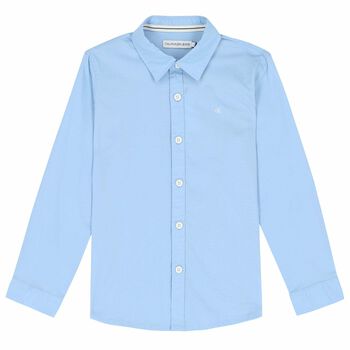 Boys Blue Logo Shirt