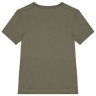 Boys Green Logo T-Shirt, 3, hi-res