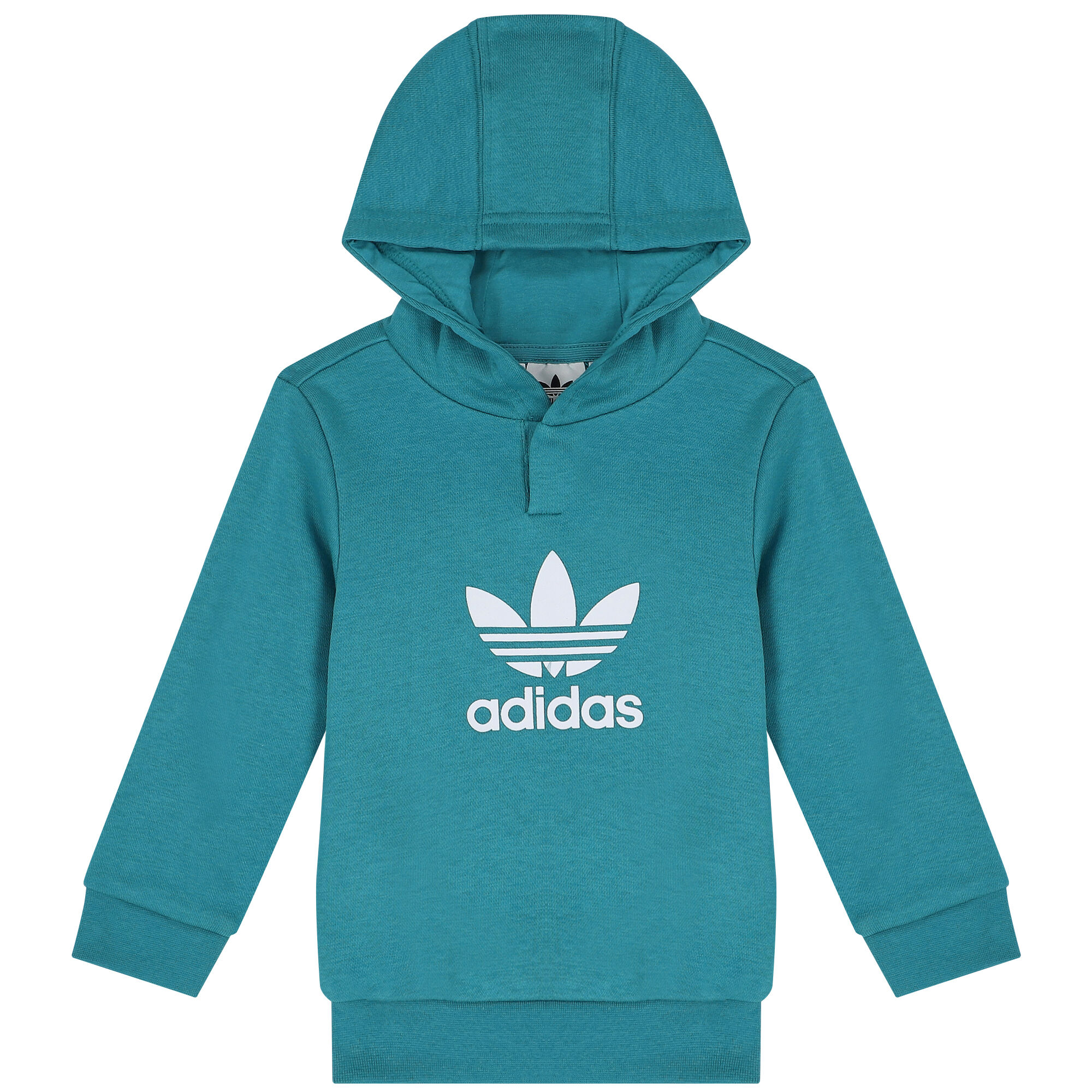 Turquoise adidas tracksuit top