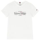 Boys White Logo T-Shirt, 1, hi-res