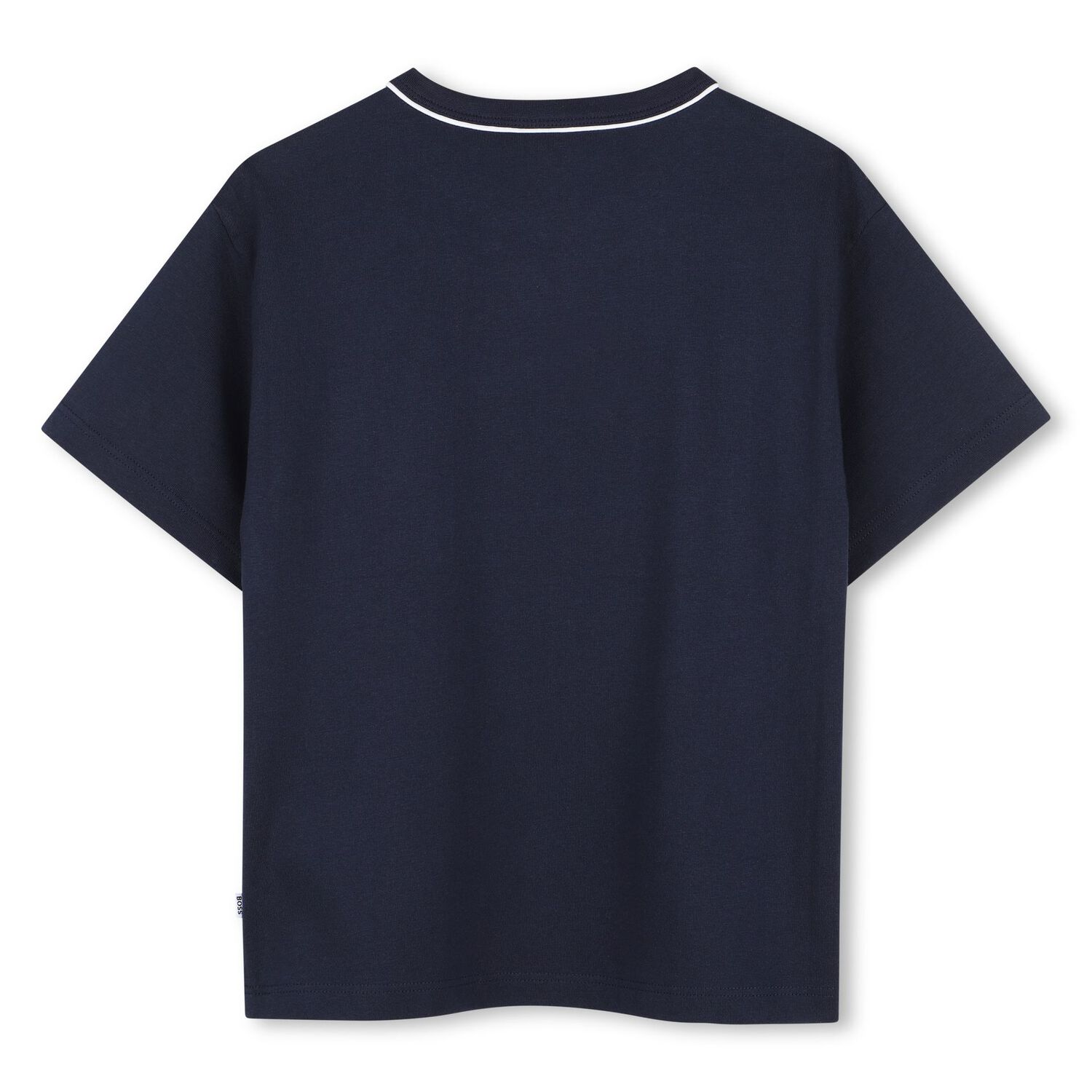 Boys Navy Blue Logo T-Shirt, 2, hi-res