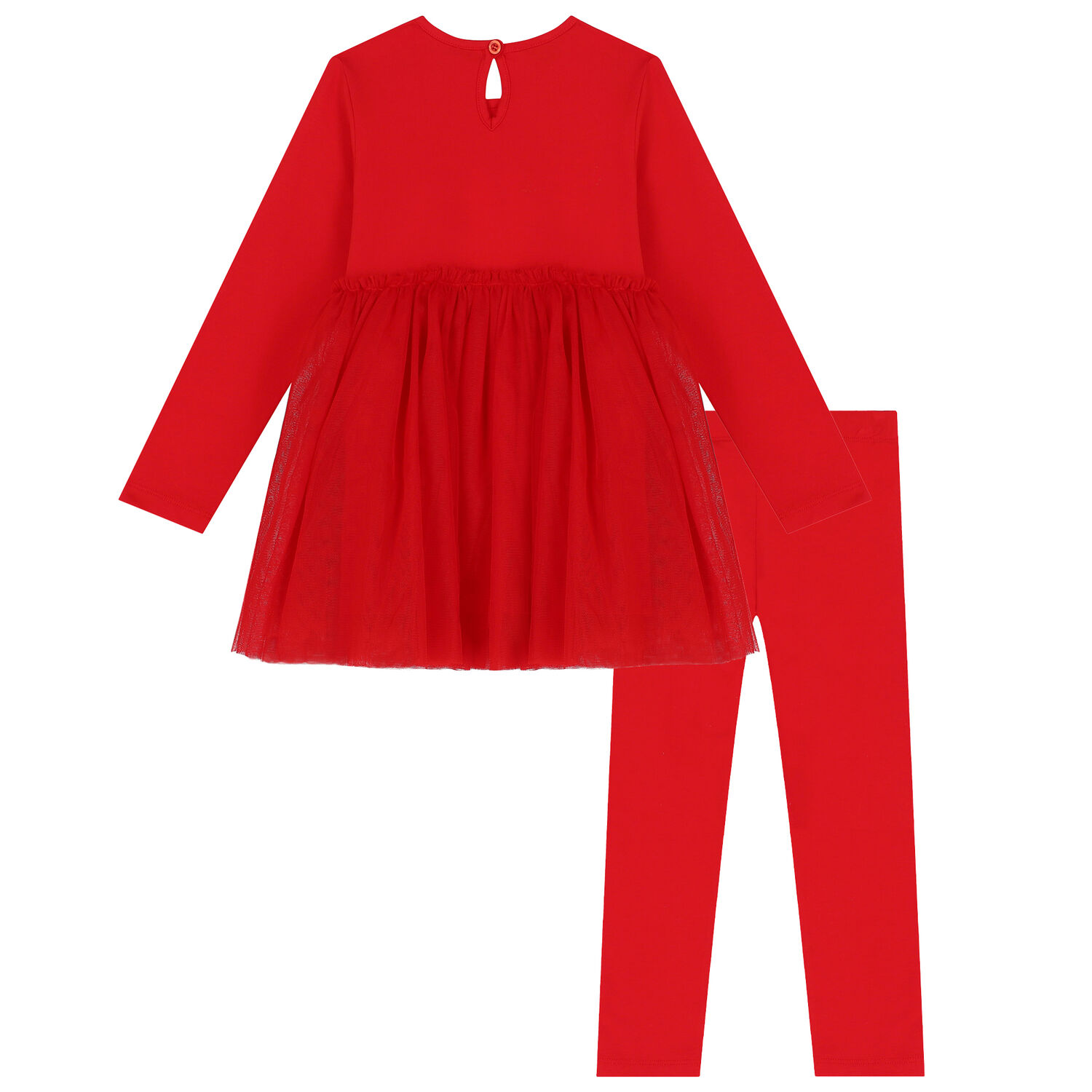 طقم ليغينز بالشعار باللون الاحمر, 1, hi-res