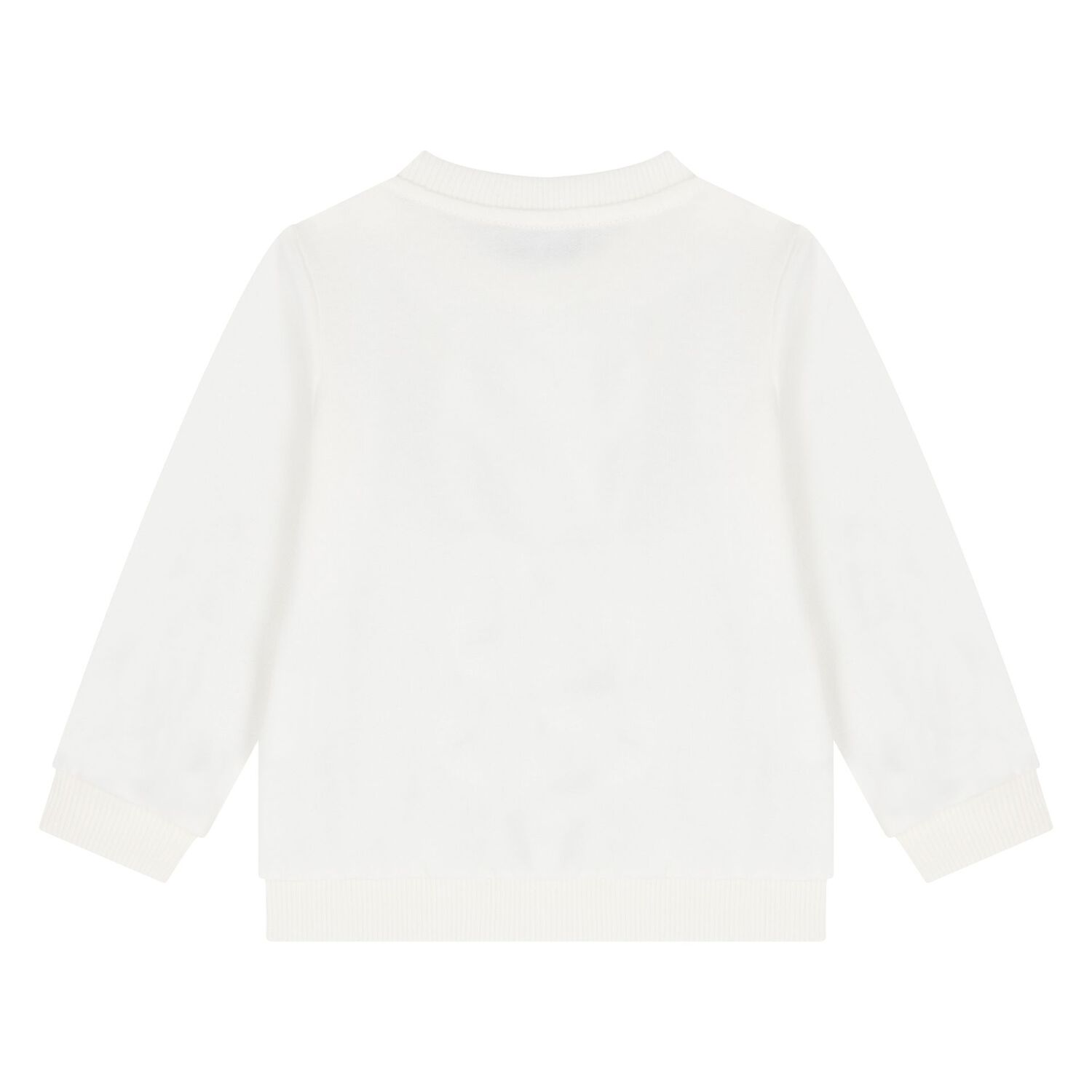 بدلة رياضية بشعار دب تيدي باللون الأبيض للأطفال, 1, hi-res