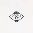 Boys White Logo T-Shirt, 1, hi-res