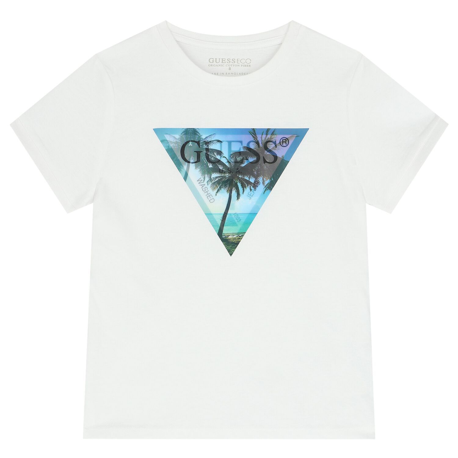 Boys White Logo T-Shirt, 1, hi-res image number null