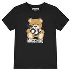 Black Teddy Bear Logo T-Shirt, 6, hi-res