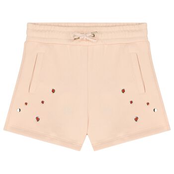 Girls Pink Logo Shorts