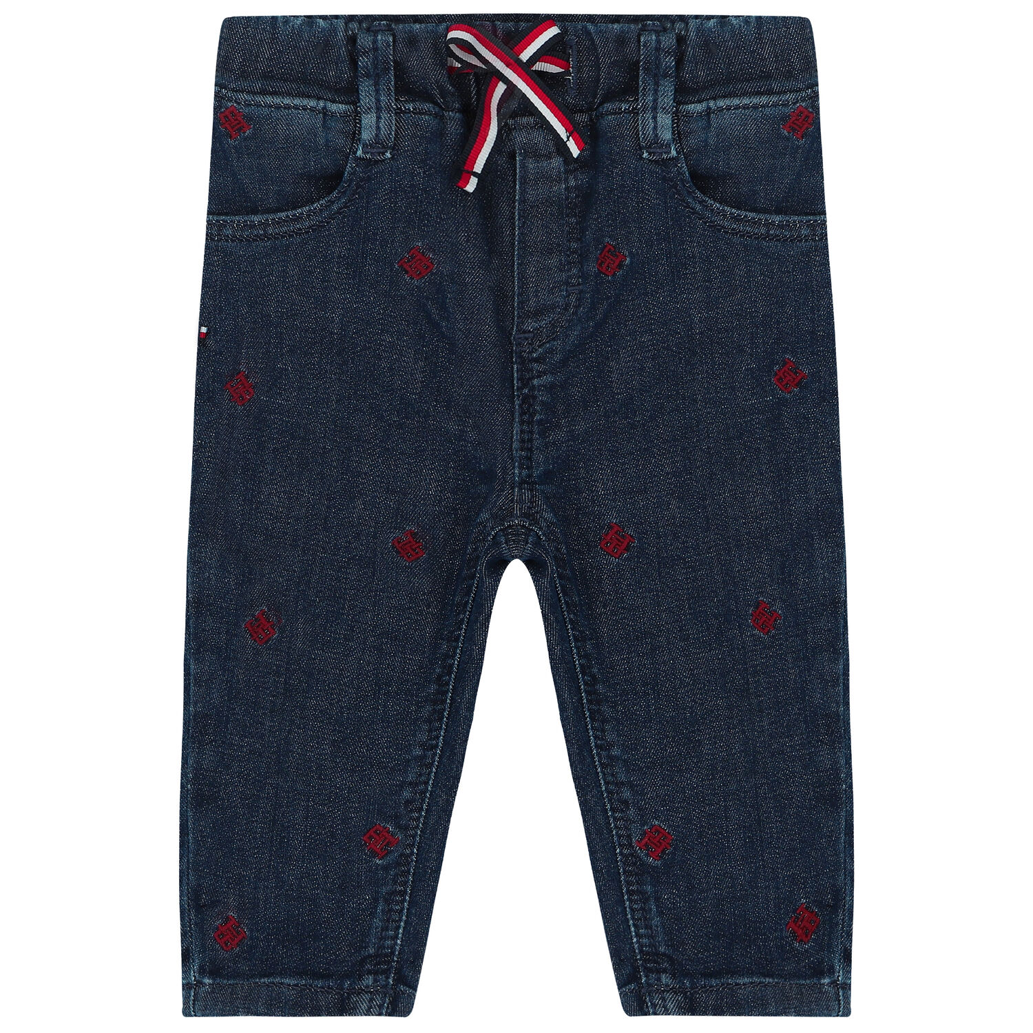 Baby Boys Logo Denim Pants, 1, hi-res image number null