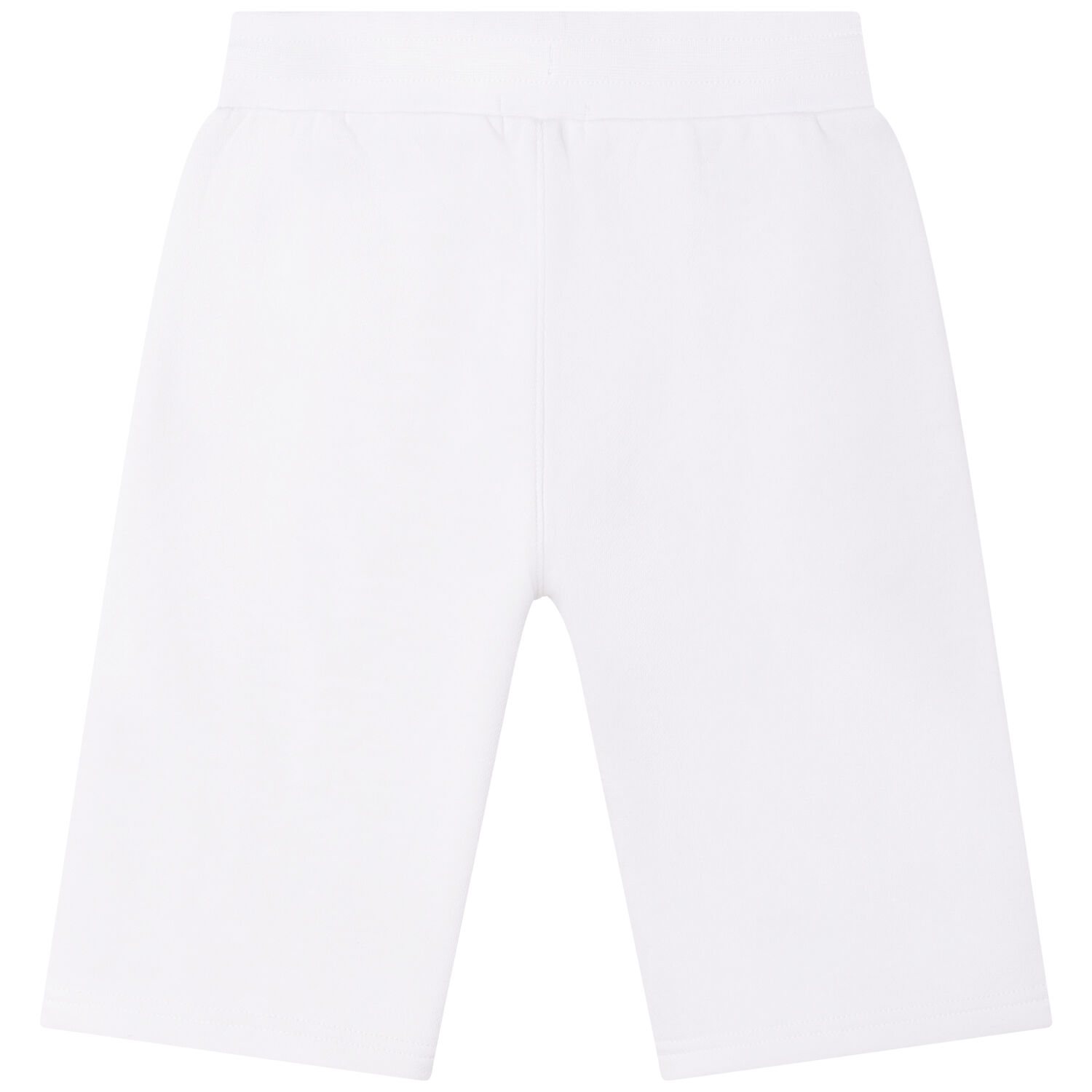 Boys White Logo Shorts, 3, hi-res