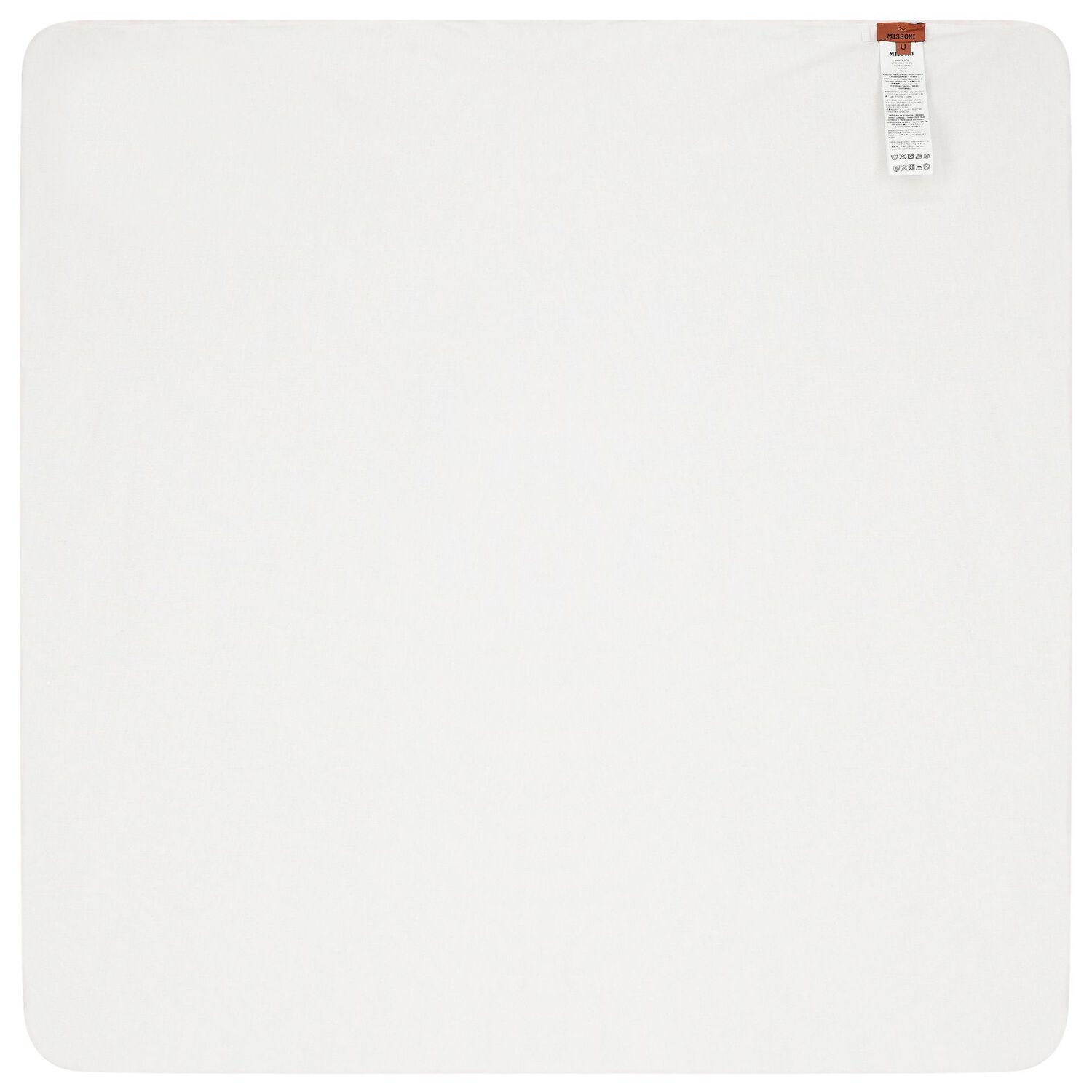 بطانية أطفال بالشعار باللون الأبيض والوردي, 3, hi-res