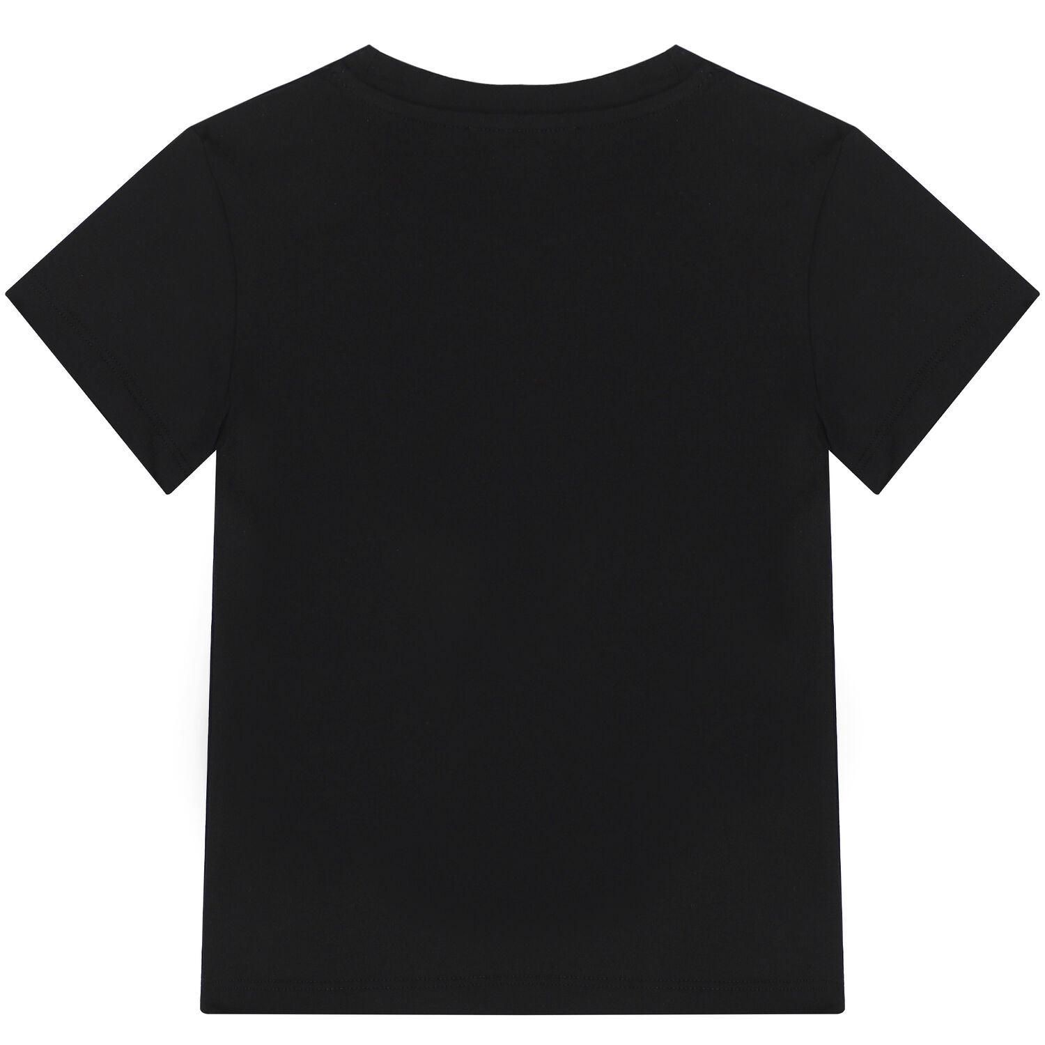 Girls Black Logo T-Shirt, 1, hi-res