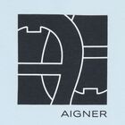 طقم شورت باللون أزرق بشعار للأولاد , 1, hi-res