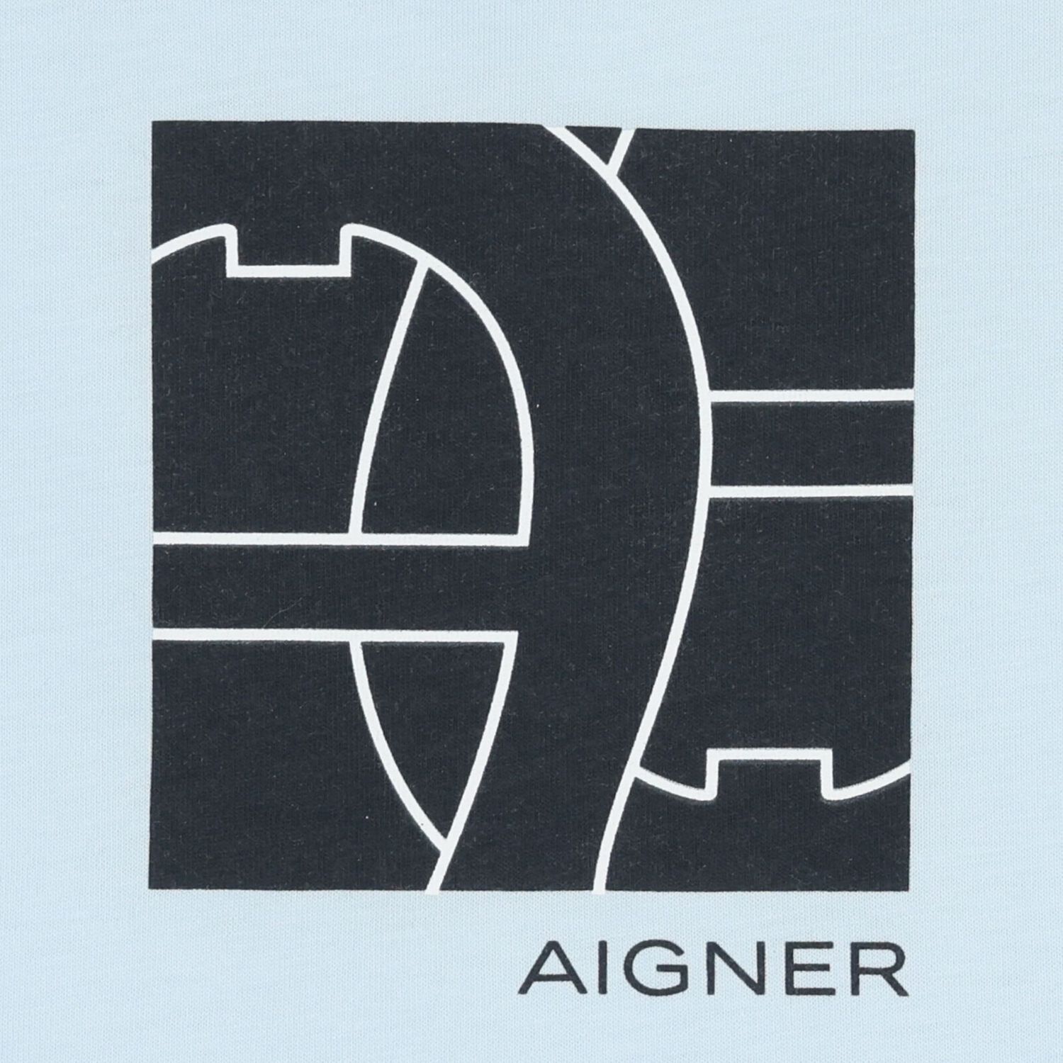 طقم شورت باللون أزرق بشعار للأولاد , 1, hi-res