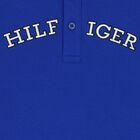 تيشيرت بولو أولاد بالشعار باللون الأزرق, 1, hi-res