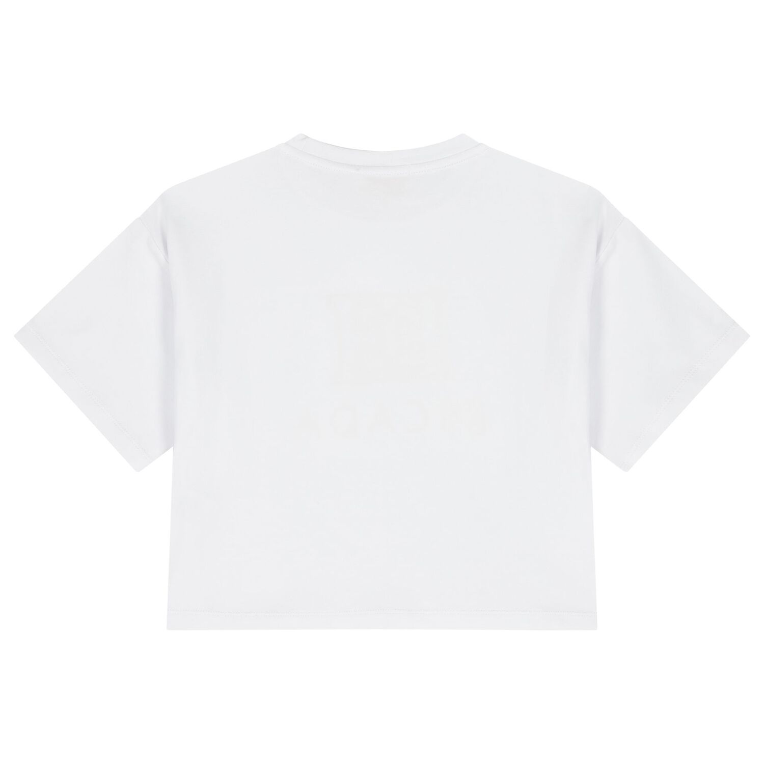 Girls White Logo T-Shirt, 1, hi-res