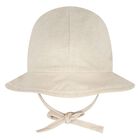 طقم فستان دونغرى بطبعه تيدى بير للبنات باللون البيج والعاجى , 1, hi-res