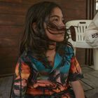 قميص أولاد بطبعة باللون البرتقالي والأزرق, 1, hi-res