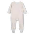 Baby Girls Ivory & Gold Logo Babygrow Gift Set, 1, hi-res