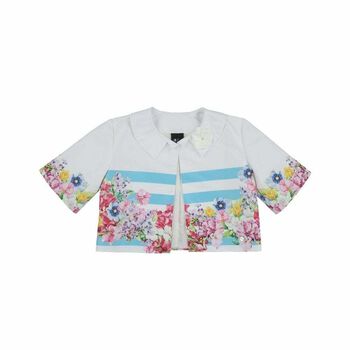 Girls Floral Bolero