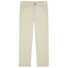 Boys Beige Trousers, 1, hi-res