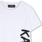 Boys White Logo T-Shirt, 2, hi-res