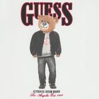 تي شيرت أولاد بشعار دب تيدي باللون الأبيض, 2, hi-res