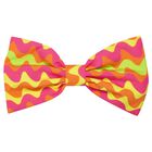 Girls Pink, Orange & Yellow Striped Hair Clip, 1, hi-res