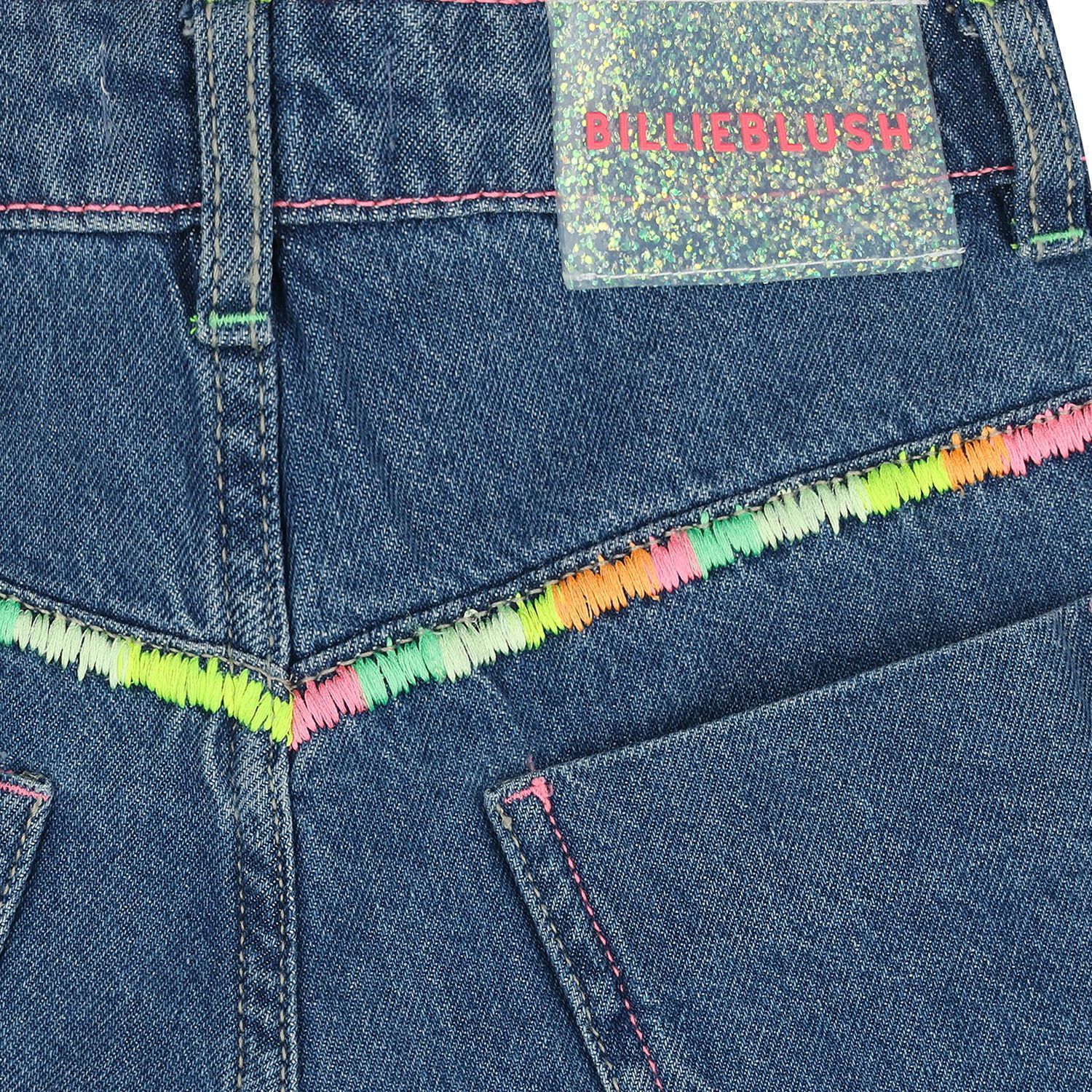 شورت جينز أزرق للبنات, 1, hi-res