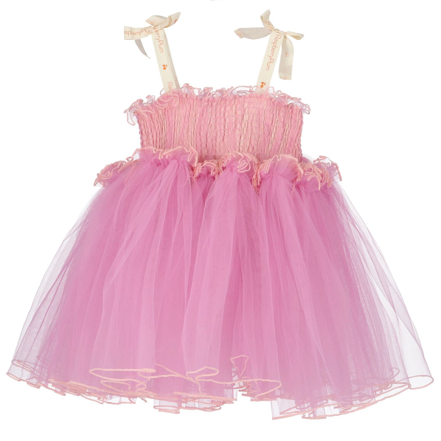 فستان بنات باللون الوردى, 1, hi-res