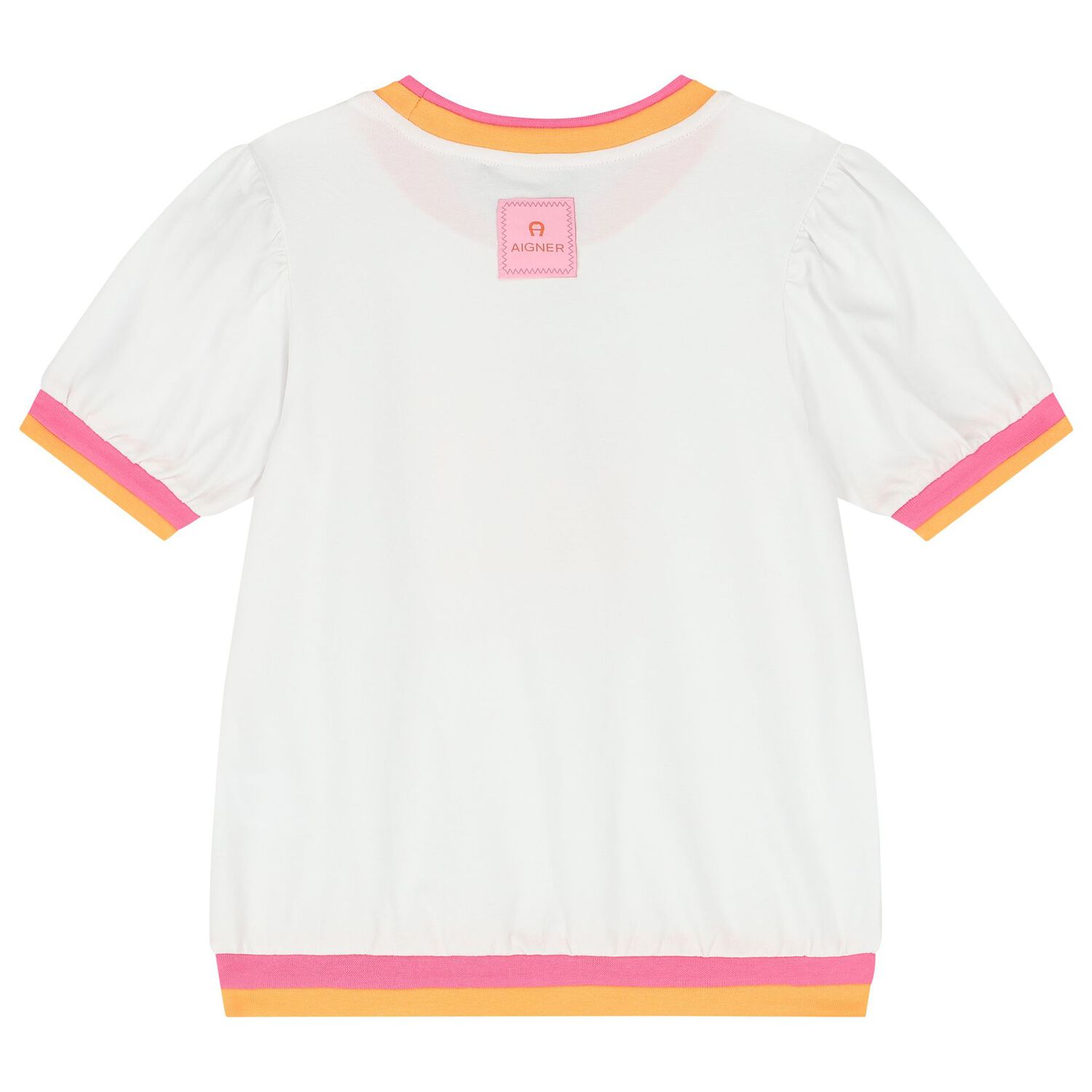 Girls White Logo T-Shirt, 1, hi-res image number null