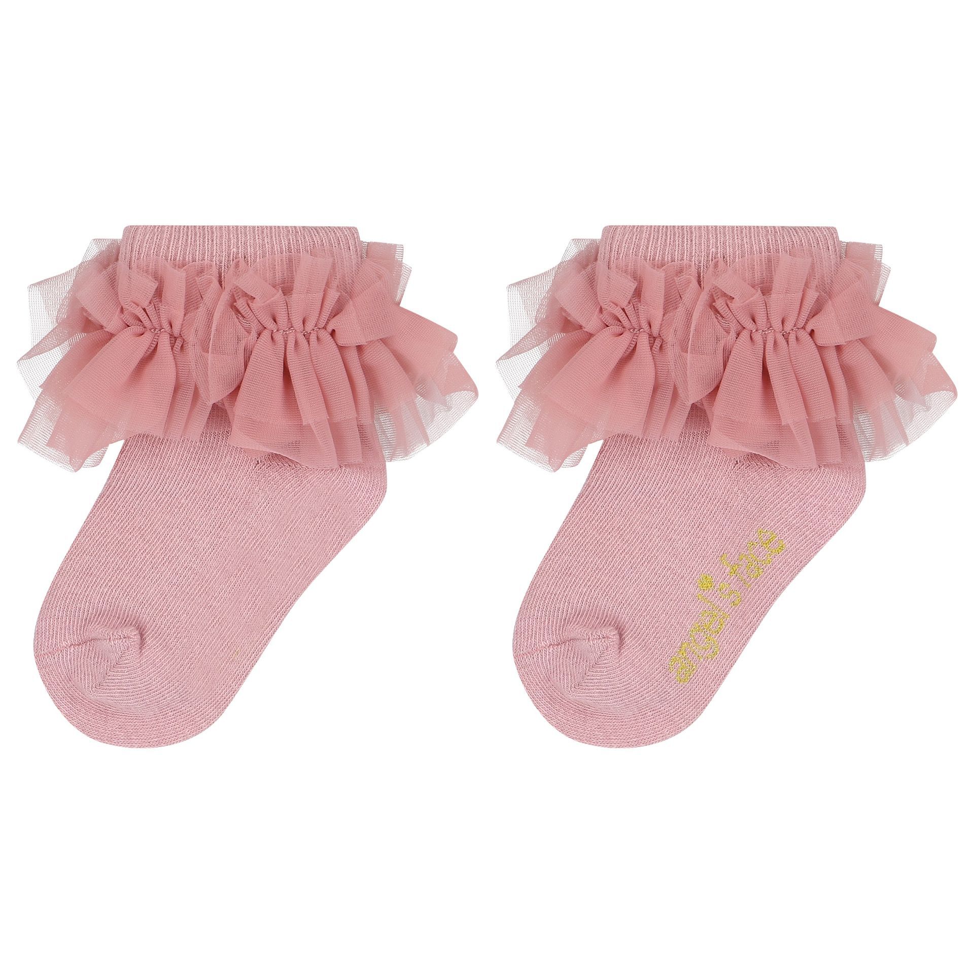 Baby pink sale frilly socks