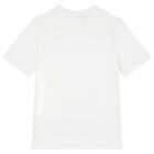 Boys White EKD Logo T-Shirt, 1, hi-res
