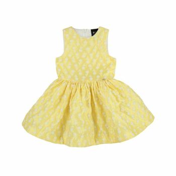 Girls Yellow Flower Dress