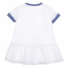 Girls White & Blue Dress, 1, hi-res