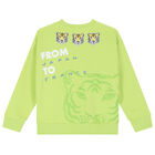 Boys Green Logo Sweatshirt, 1, hi-res