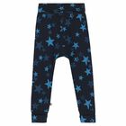 Younger Boys Navy Stars Trousers, 1, hi-res
